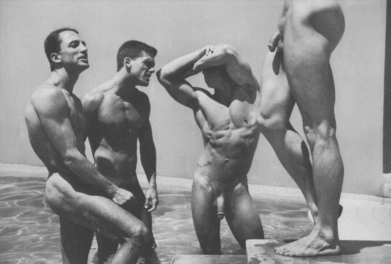 Naked Soviet men