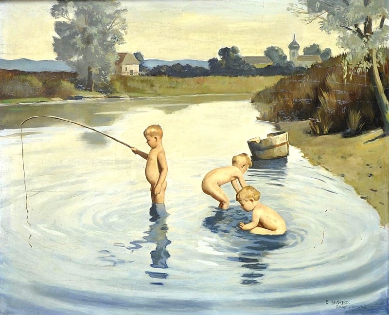 Photoshoot of naked soldiers