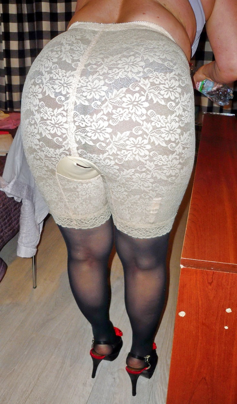 Julia Pushaka in thongs