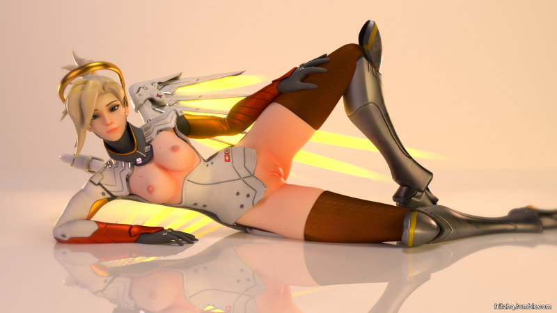 Overvotch 3D naked Mercy