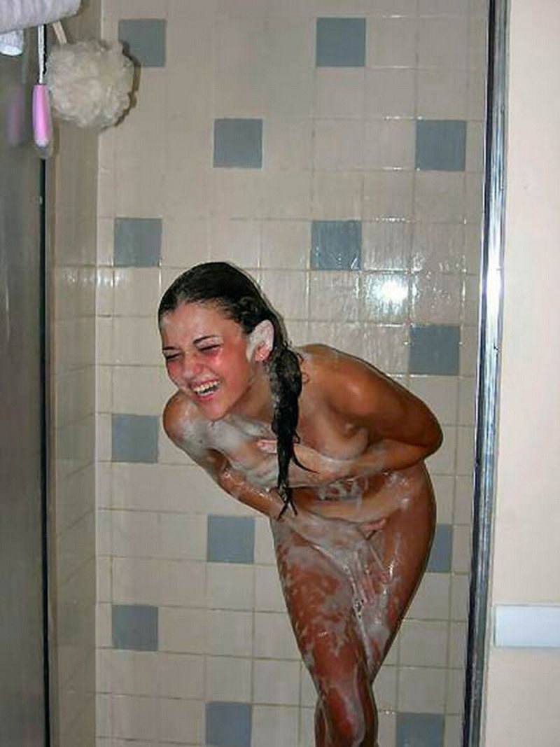 The woman caught naked