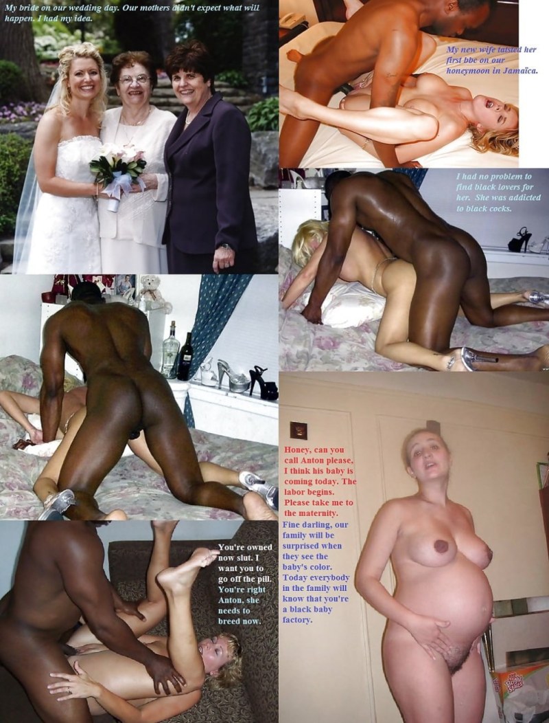 A naked wife became pregnant from a black man