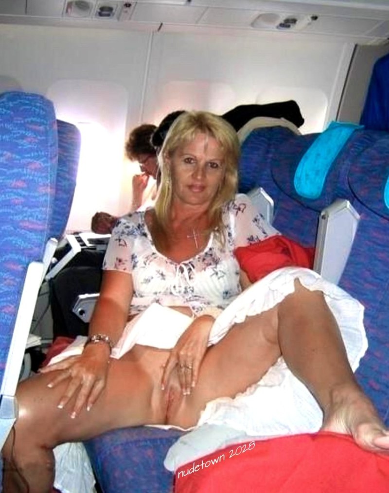 I lowered the panties on the train