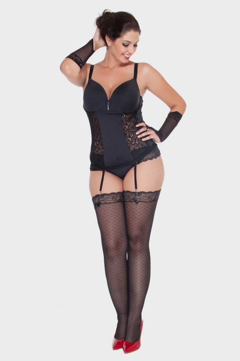 Emma Kusyar in stockings