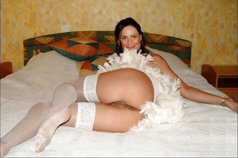 Brides in stockings naked private