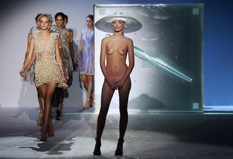 Nudity on fashion shows