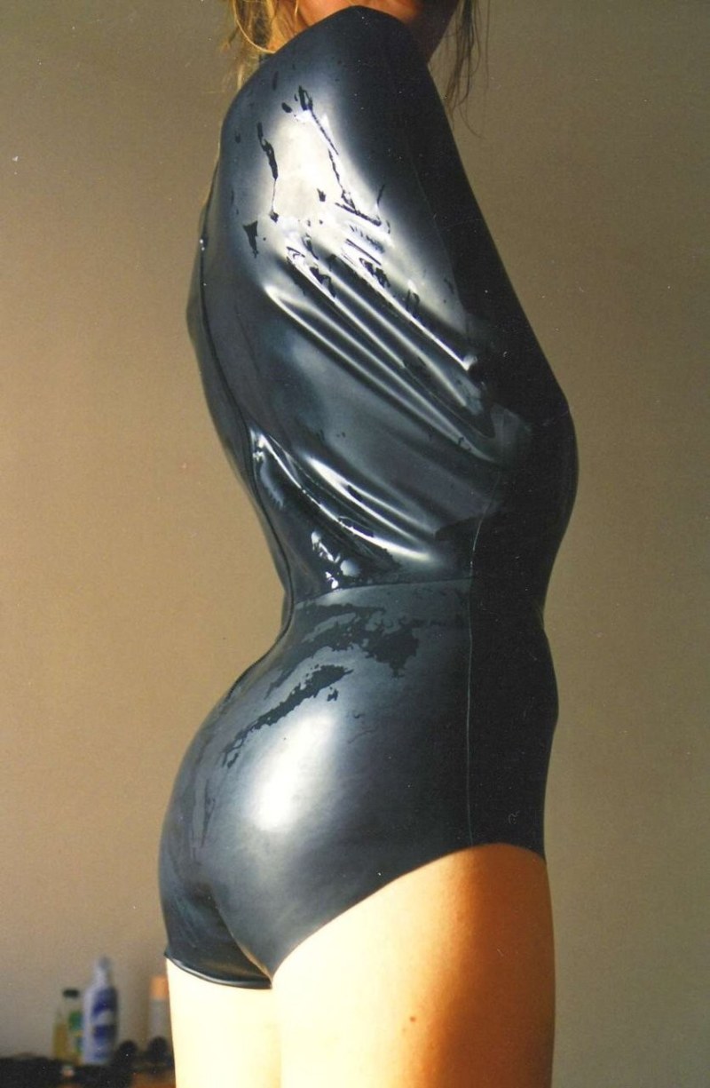Girls in latex costumes and shoes