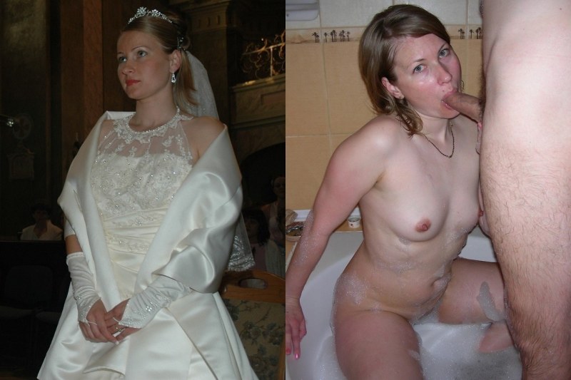 Bride without panties private