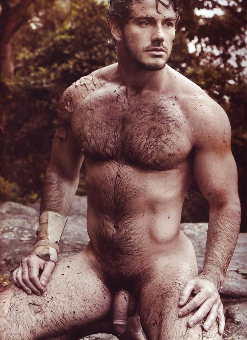 Beautiful naked hairy guys