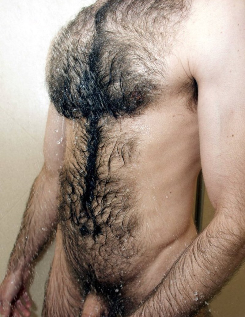 Hairy men without panties