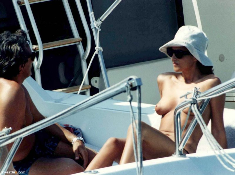 Monica Bellucci in his youth naked