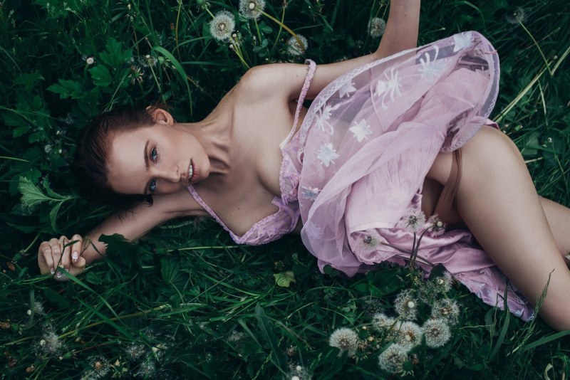 Sofya Evstigneeva in a swimsuit