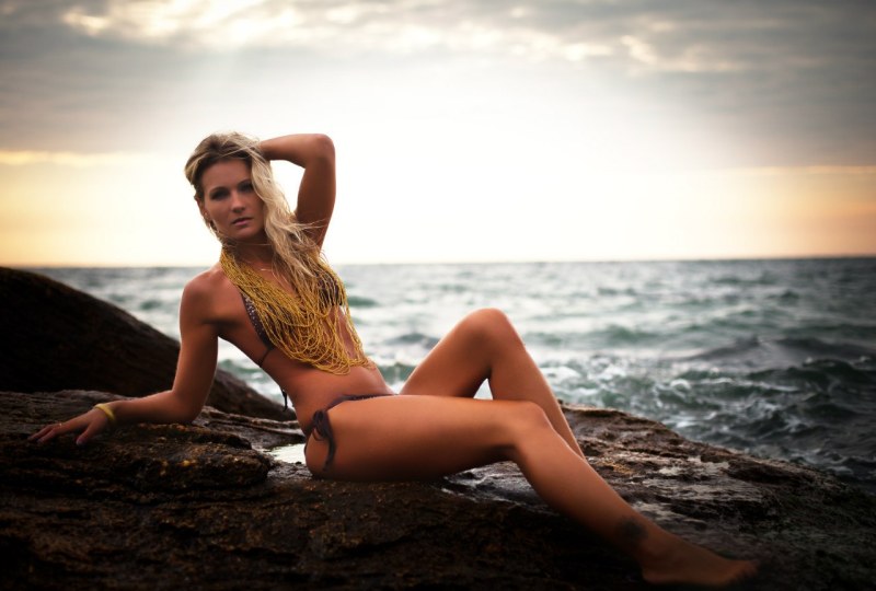 The fairy kisses the man