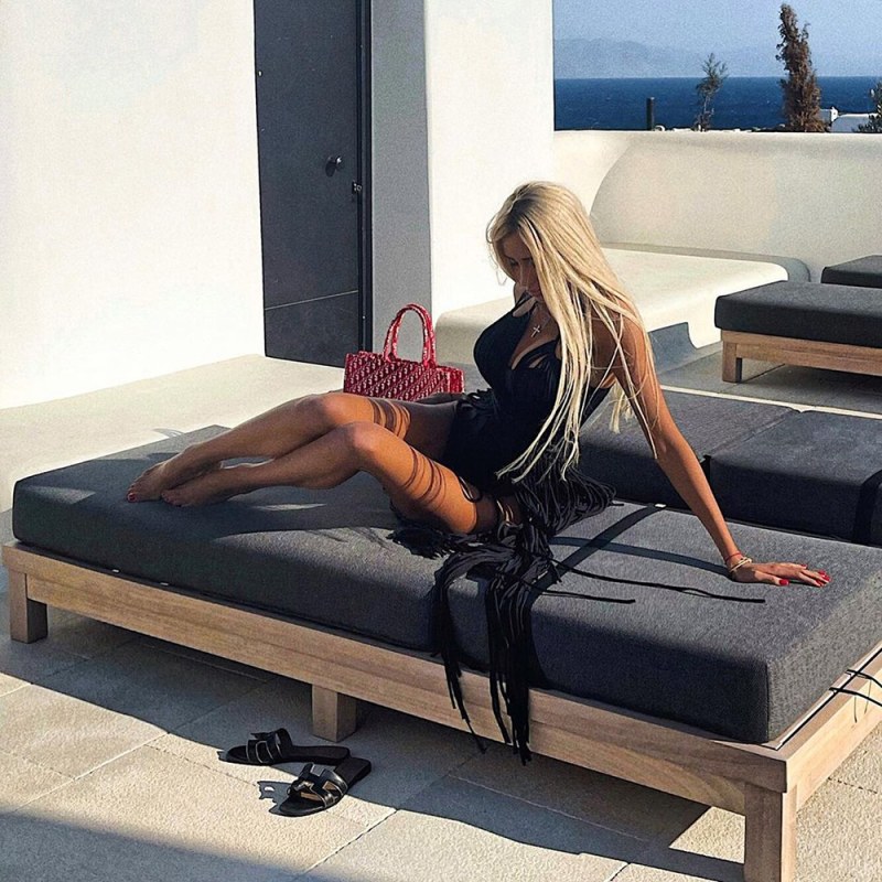 Timati with a blonde