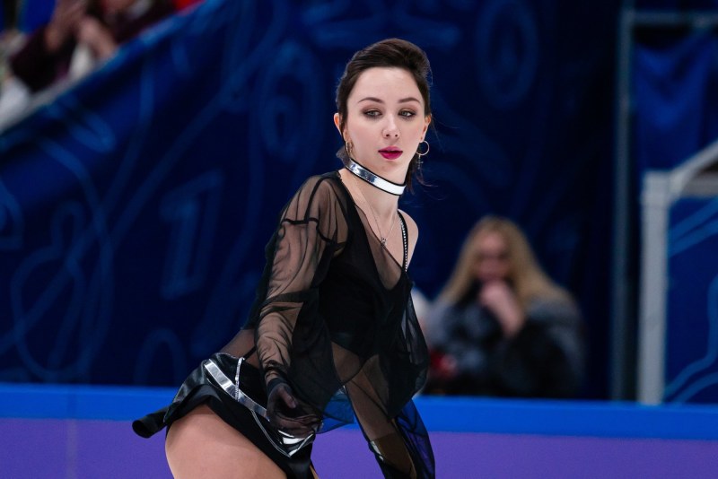 Tuktamysheva Elizabeth in a swimsuit