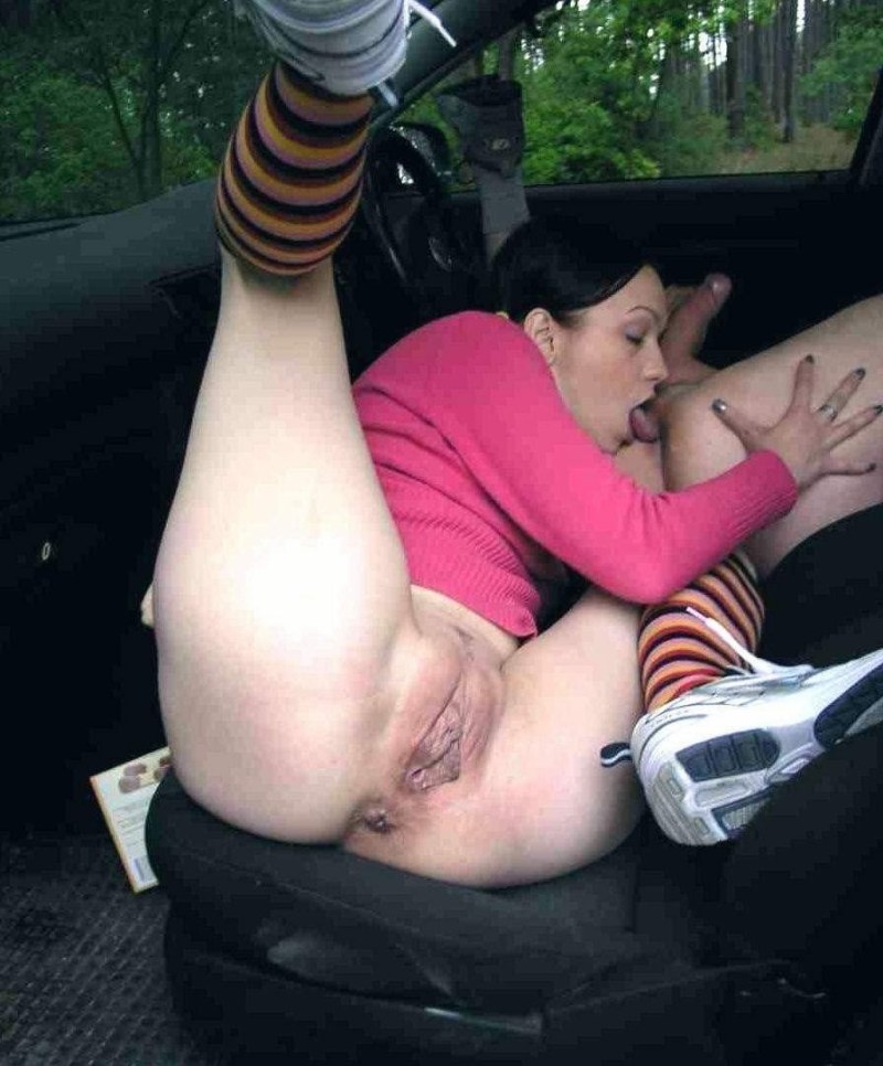 Fucked mature in the car