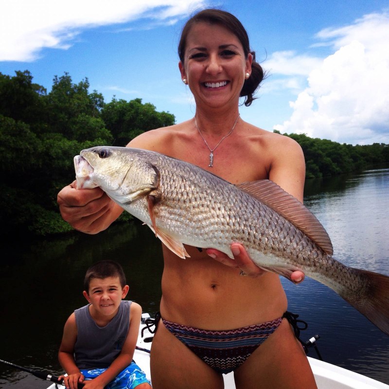 Birch river boat on the river