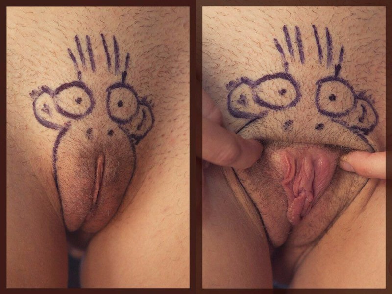 Unusual female pussy