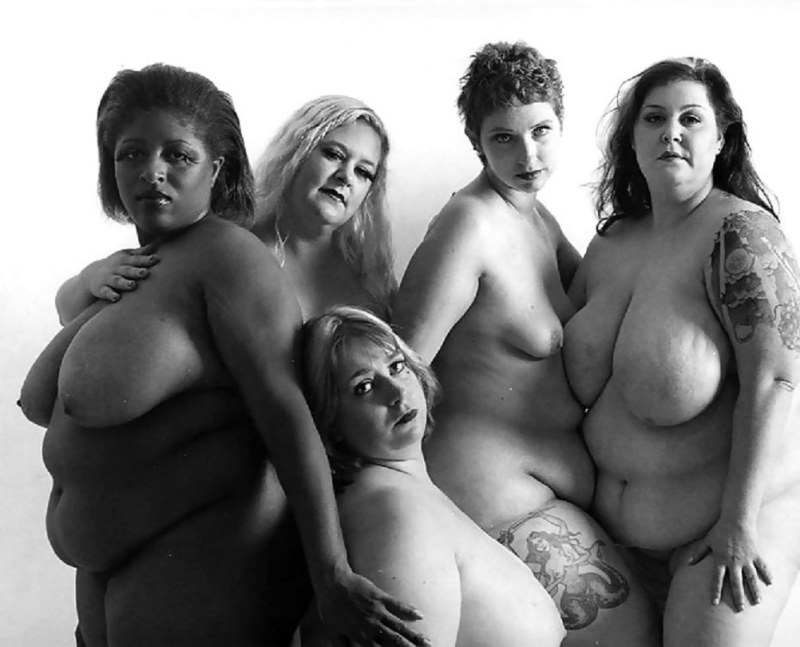 A lot of naked fat women