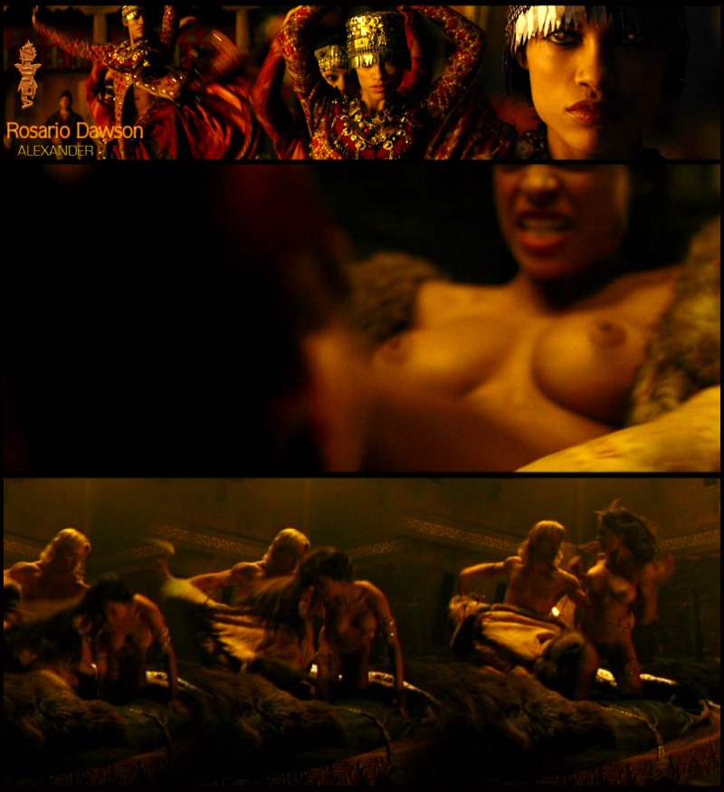 Rosario Dawson chest