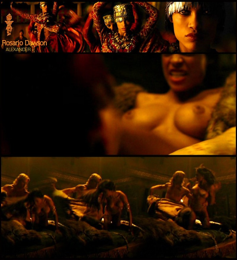 Rosario Dawson in the film Alexander Nude