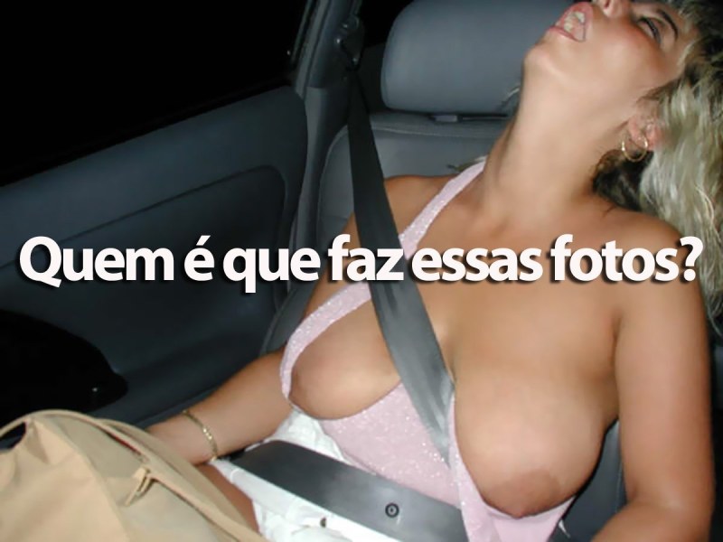 Tits fell out in the car