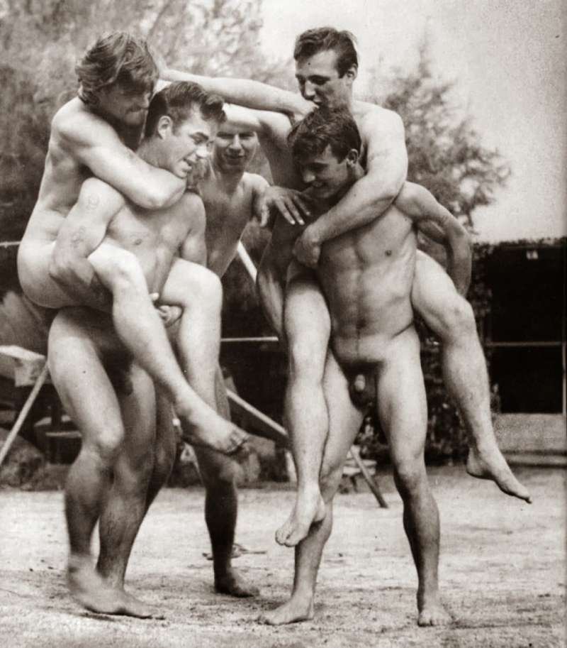 Vintage naked athletes