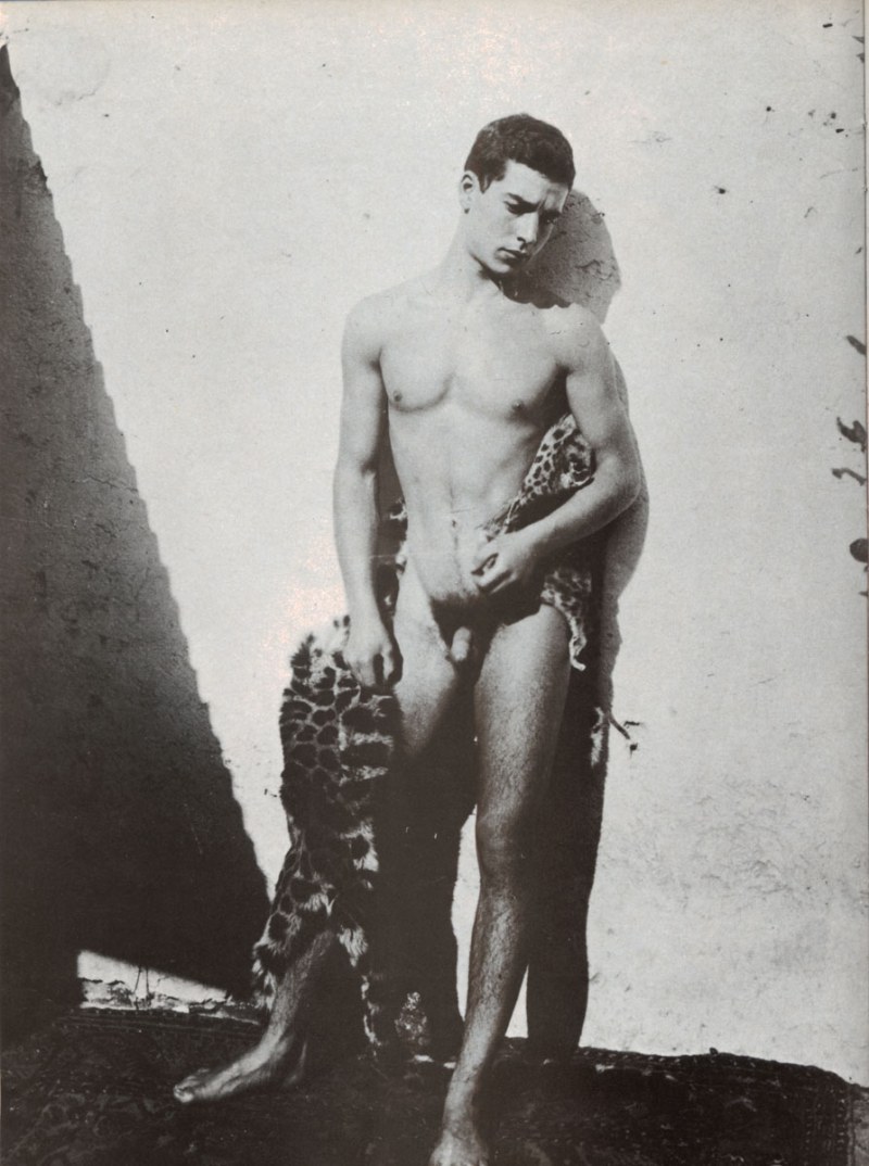 Naked guys young men retro