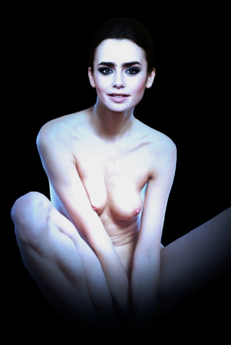Lily Collins Naked Vagina
