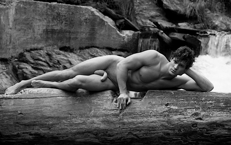 Naked Russian guys on the beach