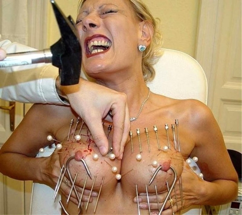 Torture of breasts and nipples BDSM