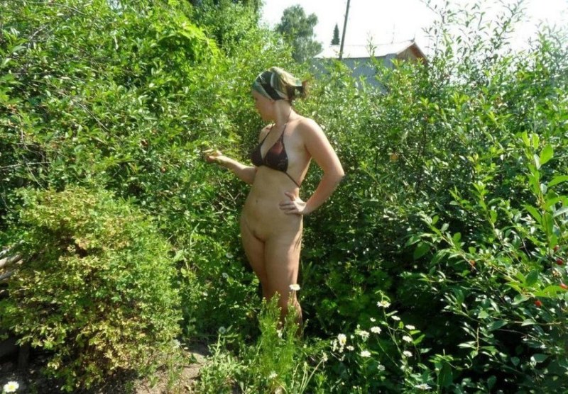 Naked neighbor in the country Private