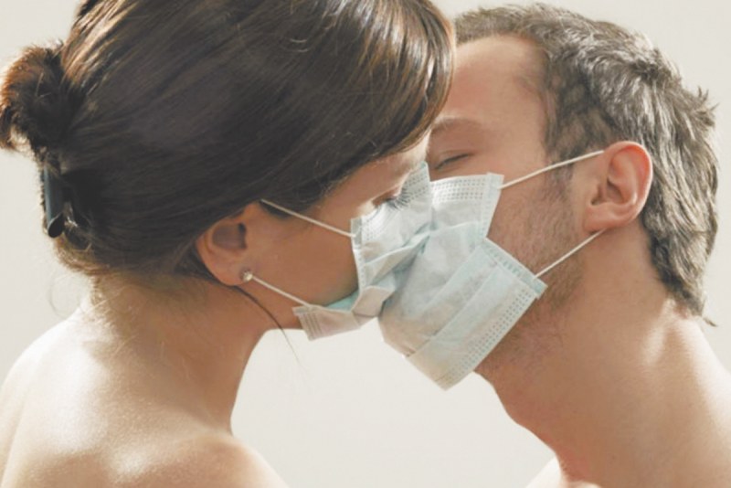 Love in medical masks