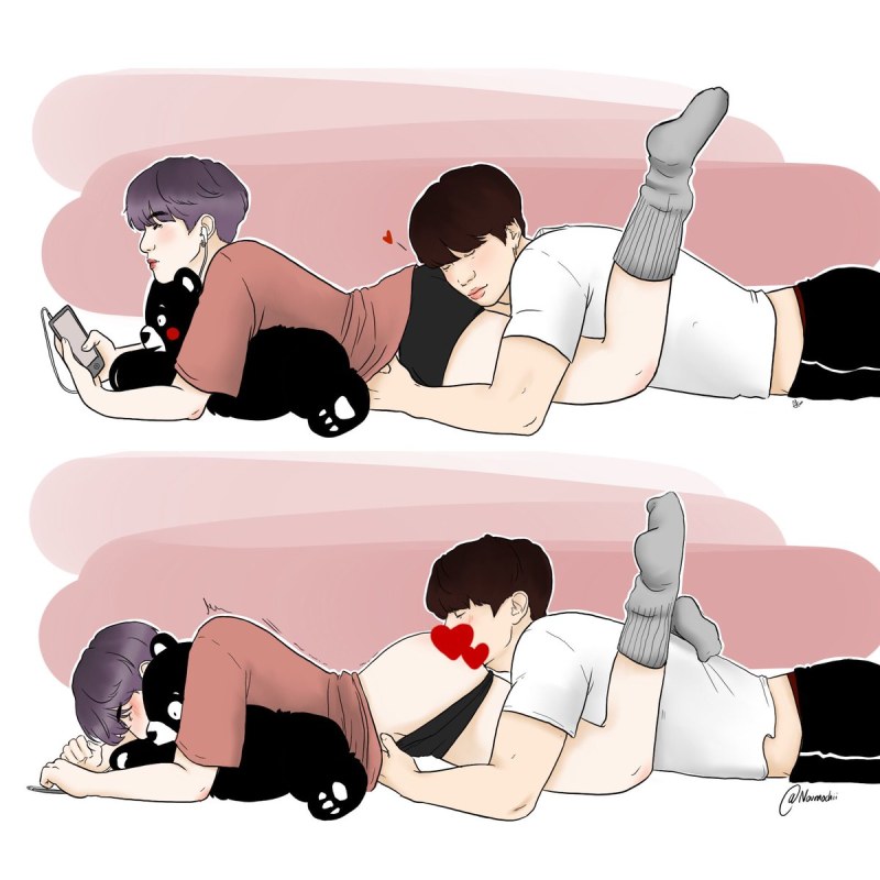 BTS yaoi hentai trigemic