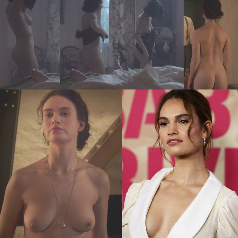 Lily James pornography