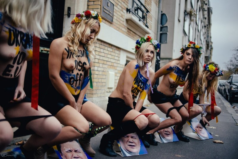 Ukrainian activists Femen