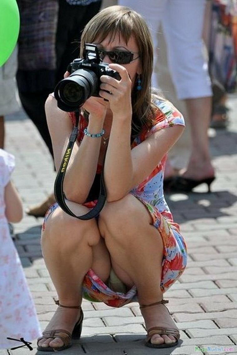 Beautiful women without panties