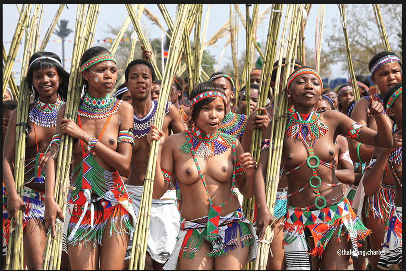 Naked tribe women