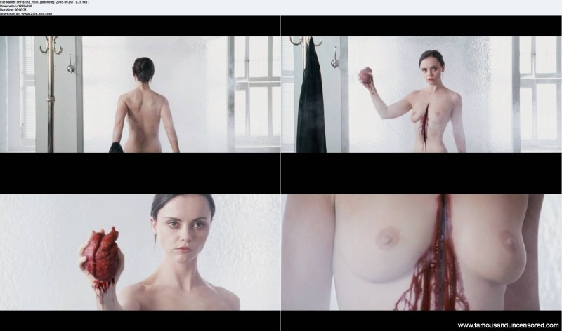 Christina Ricci Naked in films