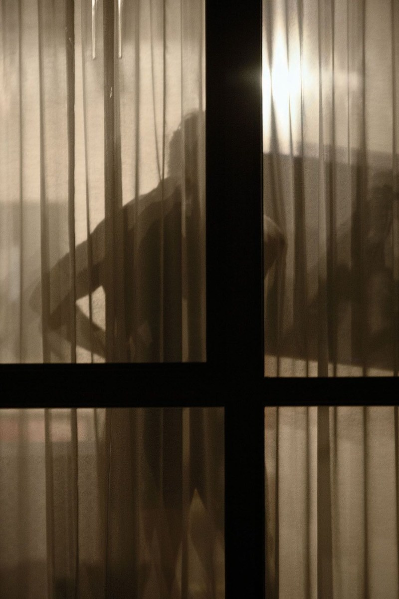 I spied on the window