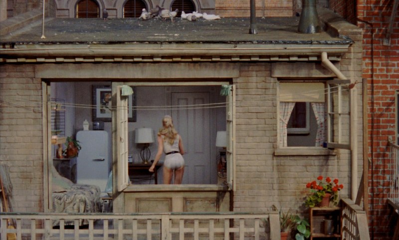 The grandmother is eavesdropping