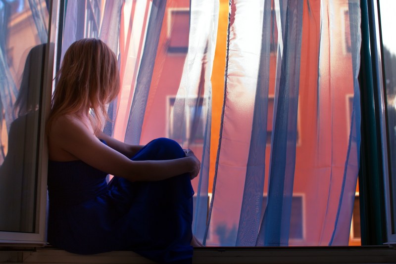 Portrait by the window