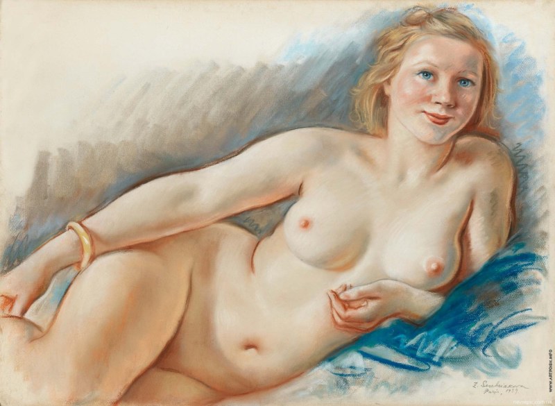 Laszlo artist Nude painting
