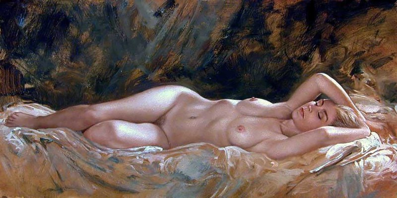 Portrait of nude