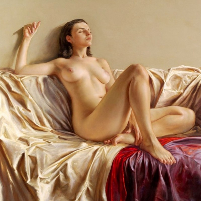 Portrait of nude