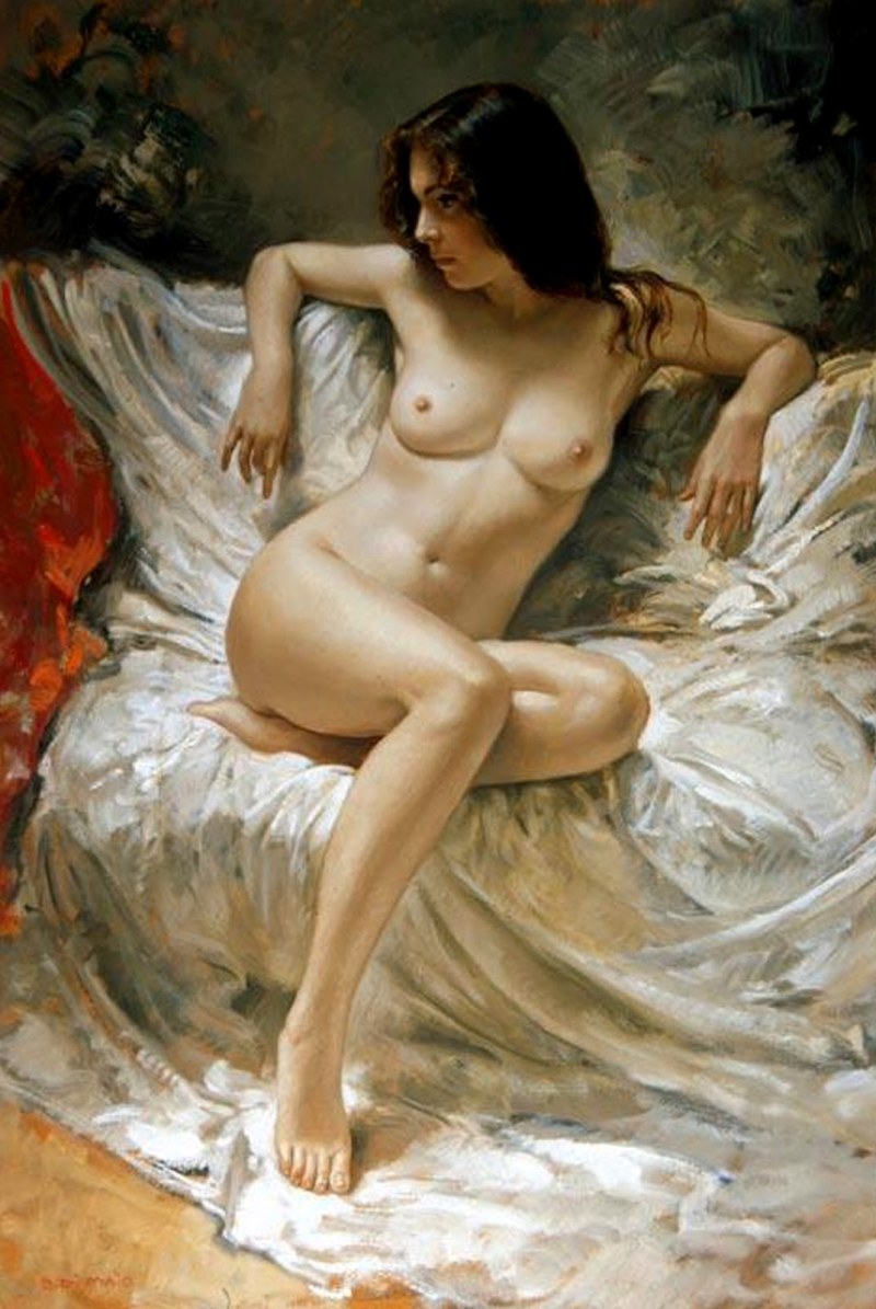Bruno di Majo painting nude