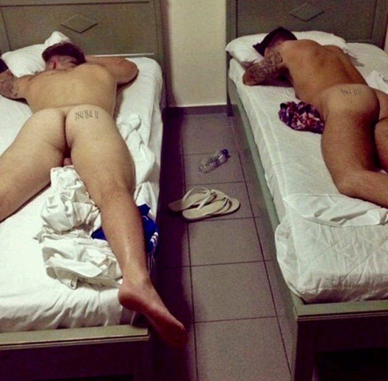 Naked male body penis