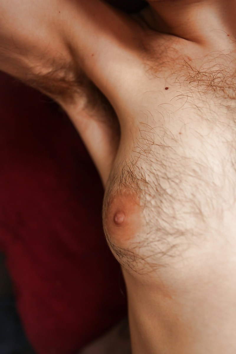 Busty in hairy pussy