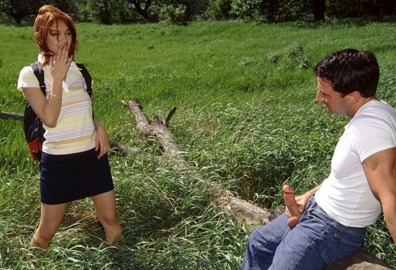 Fucked a blonde on the street