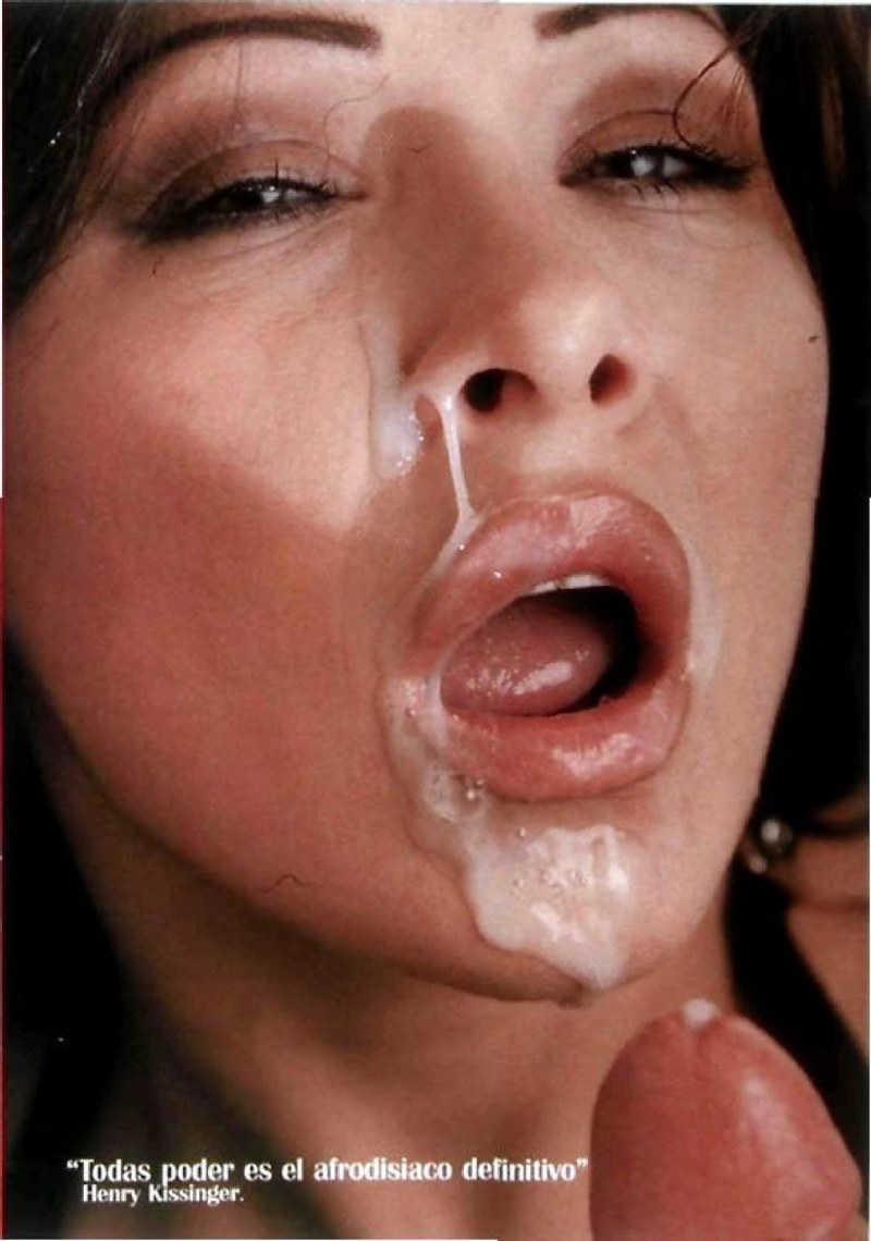 The face of a woman with orgasm